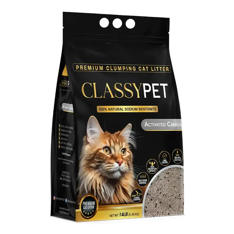 Classypet Premium Clumping Cat Litter with Activated Carbon