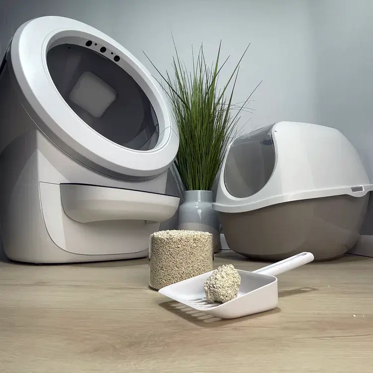 Soysand Litter Compatible with Self-Cleaning, Sifting or Traditional Litter Boxes